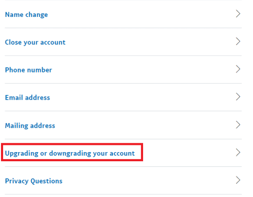 How to Change PayPal Account from Business to Personal